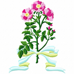 Flowers And Tree Embroidery Design 2 Flowers And Tree Embroidery Design 2